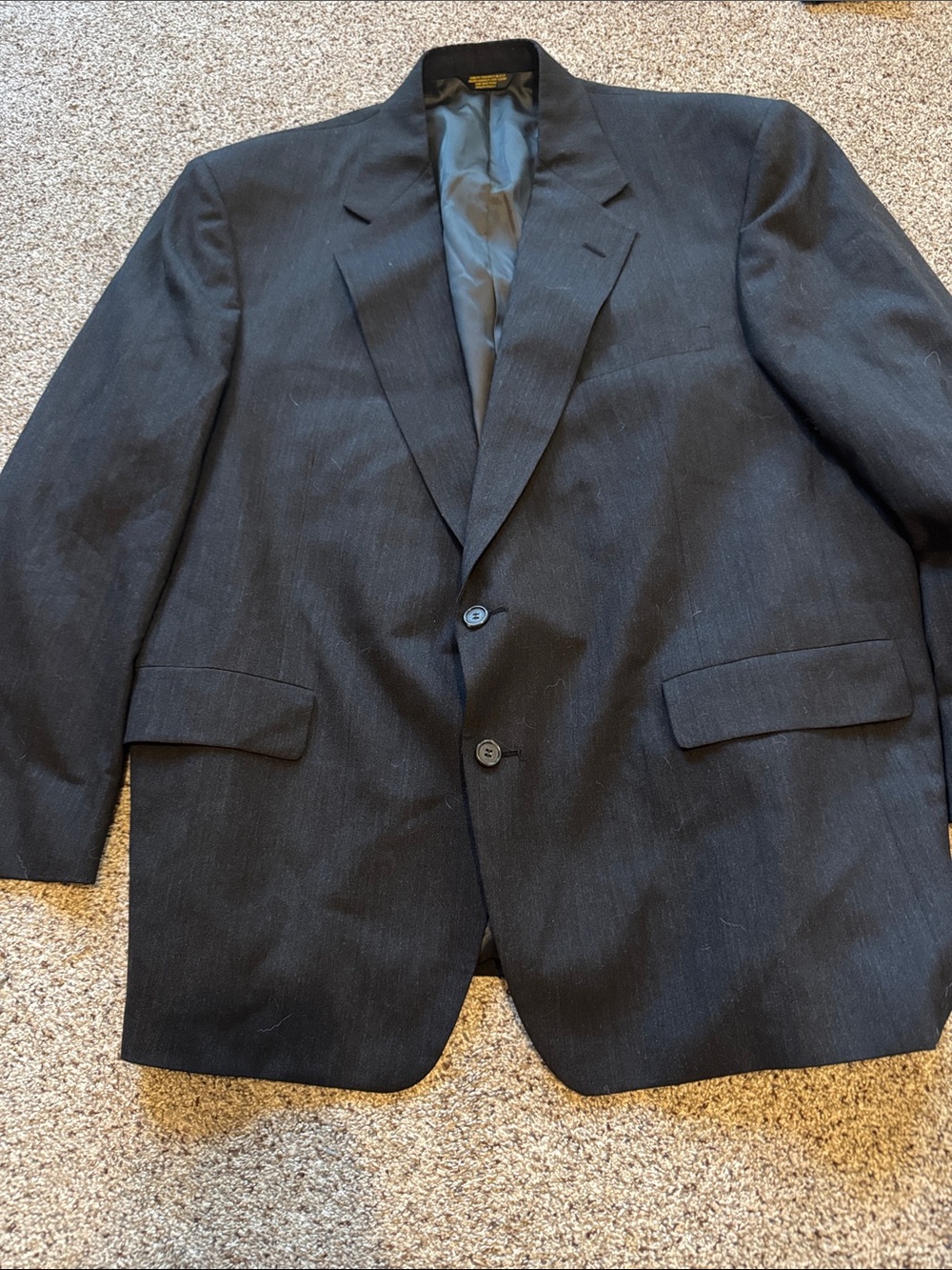 Palm Beach Boutique Men's Black Single-Breasted Blazer size in Description-Pics